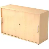 Hammerbacher Schiebetürschrank 2OH 120cm RE Ahorn/Ahorn