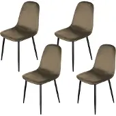 HTI 4er Set Stühle Atlanta Skandinavisches Design trifft modernen Komfort