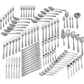 Gräwe Besteckset 100-tlg. für 12 Personen, Serie Salzburg, Edelstahl