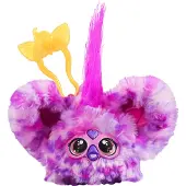 Furby Furblets Hip-Bop Mini, Hip-Hop Musik & Sätze in Furbisch (über 45 Geräusche), Kuscheltier in Pink-Lila-Gemustert, für Kinder ab 6 Jahren, originelles Wichtelgeschenk