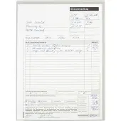 Eichner Auftragstasche "Light", ohne Schlüsselfach, B 230 x T 5 x H 330 mm, 10 Stück, hellgrau/transparent