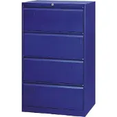 Bisley Light Hängeregistraturschrank Oxfordblau 800 x 622 x 1.321 mm