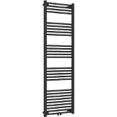 Neu.haus Handtuchheizkörper ’Voss’ mit 28 Stangen Stahl 160 x 60 cm Schwarz