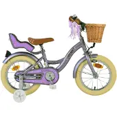 Volare Kinderfahrrad Blossom 14 Zoll, lila