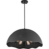 Elstead Lighting Elstead Fracture Hängeleuchte E27 5-fach Verwittertes Zink