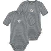 Normani 2er Set Baby Merino Body Kurzarm „Tauranga" - 9285