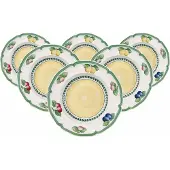Villeroy & Boch Suppenteller "Suppenteller French Garden Fleurence ø 22,8 cm 6er Set bunt"