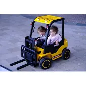 Es-toys Kinderauto - Elektro Gabelstabler - 12V7AH Akku, 2 Motoren + 2,4Ghz-Gelb