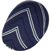 Kangol beret diagonal tripe