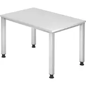 Hjh OFFICE PRO QUEO 12 S - Weiß 120 x 80 höhenverstellbar