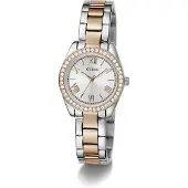 GUESS Damen Uhr Armbanduhr GD MINI LUNA GW0841L3 Edelstahl bicolor