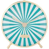 Karlsson - Wecker Candy Swirl - Blau - 12.5x3.7x12.5cm
