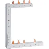 Hager KCF863L Phasenschiene senkrecht 63A links L1L2L3N zu L1N-L2N-L3N