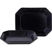Creatable Servierschale "Box" 2 Stk. aus Steinzeug Snackschale, Topaktueller „Streat Food“ Trend