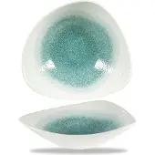 Churchill Livingstone S.P. Raku Jade Green Triangel Teller tief 23.5cm