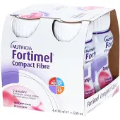 Danone Deutschland GmbH Fortimel Compact Fibre Trinknahrung Erdbeere 4X125 ml
