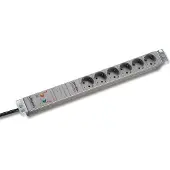 Techtube Pro EFB-Elektronik - Steckdosenleiste (Rack - einbaufähig) - 250 V - 3600 Watt - Aus