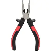 Ks Tools ERGOTORQUE Flachrundzange, gebogen rot/schwarz