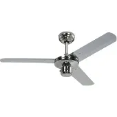 WESTINGHOUSE Deckenventilator Industrial chrom leise 122 cm, chrom / silber, Metall, Modern