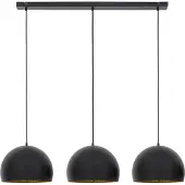 Light & Living - Hängeleuchte Jaicey - Schwarz - 120x33x25cm - 3L Hängelampe - Esstischlampe - Wohnzimmerlampe - Schlafzimmerlampe - Wohnzimmer