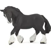 Papo Shire Hengst Schwarz, 140 g