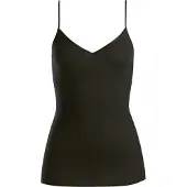 Hanro Unterhemd Cotton Seamless 1601 Schwarz Slim Fit