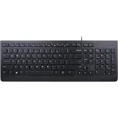 Lenovo Essential, Volle Größe (100%), Kabelgebunden, USB, Membran Key Switch, QWERTY, Schwarz