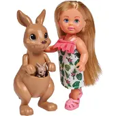 Simba Toys Kangaroo, Mini-Puppe, Weiblich, 3 Jahr(e), 72 g, Mehrfarbig