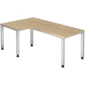 Hjh OFFICE PRO QUEO 82 S - 200 x 120 Eiche höhenverstellbar