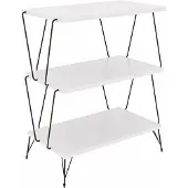 Chic Home Collection | Beistelltisch Lazandos Wit Spaanplaat 48x31x75 cm | NADUVI