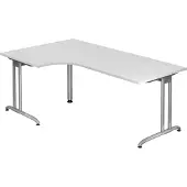 Hjh OFFICE PRO BELA 82 S - Weiß 200 x 120