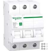 Schneider Electric GSC R9F24325 Leitungsschutzschalter Resi9 3P, 25A, C, 6kA