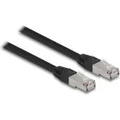 DeLOCK RJ45 Netzwerkkabel Cat.6A S/FTP PE Outdoor 2 m schwarz, 2 m, Cat6a, S/FTP (S-STP), RJ-45, RJ-45, Schwarz