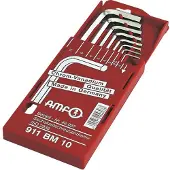 AMF Winkelschraubendrehersatz 911BM 8-tlg.Schiebekassette SW 2-10mm