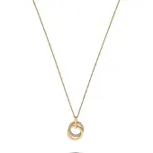 Jette Damen-Kette Swing 26 Zirkonia Jette Gelbgold