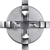 Proxxon Vierbacken-Drehfutter, zentrisch spannend, für FD 150/E, 24158