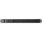 Aten PE0209SG 1U 9 Port Basic PDU 8x C13 1x C19 16A