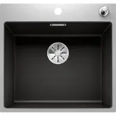 BLANCO SUBLINE 500-IF/A SteelFrame SILGRANIT schwarz