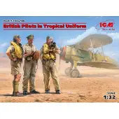 ICM British Pilots in Tropical Uniform(1939-1943)(3 figures)