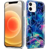Cadorabo IMD TPU Bunter Marmor Cover