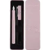 Faber-Castell Fllhalter-Geschenkset GRIP SPARKLE, rose