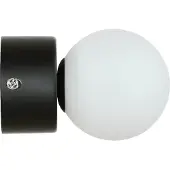 Licht-Erlebnisse Wandleuchte IP44 G9 Weiß Schwarz Glas Metall Modern Badezimmerlampe