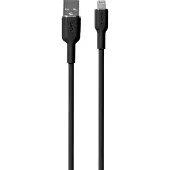 Puro SOFT Lade- und Synchronisationskabel von USB-A auf Lightning, 1,5 m
