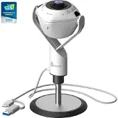 J5CREATE JVU368-N 360-AI-gesteuerte-Webcam mit Freisprecheinrichtung - 5 MP - 1920 x 1080 Pixel - Full HD - 30 fps - USB - Wei