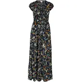 Apricot Maxikleid "Maxikleid" mit Blumenmuster