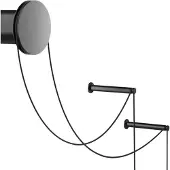 Maytoni Sintesi LED Wandleuchte, Wandlampe 2x 24W Chrom Warmweiss