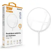 Aligator AMS01WT, Drinnen, USB, Kabelloses Aufladen, 1 m, Weiß