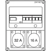 Hager Steckdosenkombination 1 CEE-Steckdose16A 5-pol. 1 CEE 32A 5-pol