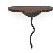 Skye Decor | Wandregal Tamar Schwarz Holz 35x35x35 cm | NADUVI