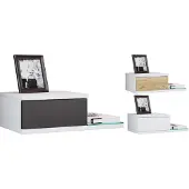 VCM Design Wandschublade Nachttisch KonsilaM